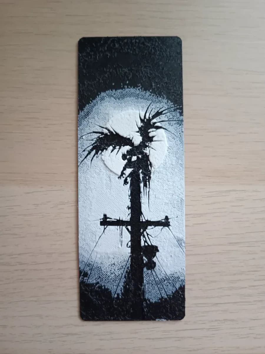 Ryuk Bookmark by Atrus Design HueForge model: Ryuk Bookmark by Atrus Design