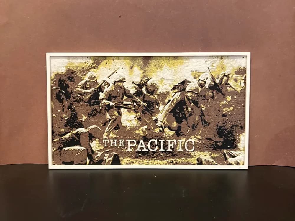 The Pacific Hueforge by Estiv HueForge model: The Pacific Hueforge by Estiv