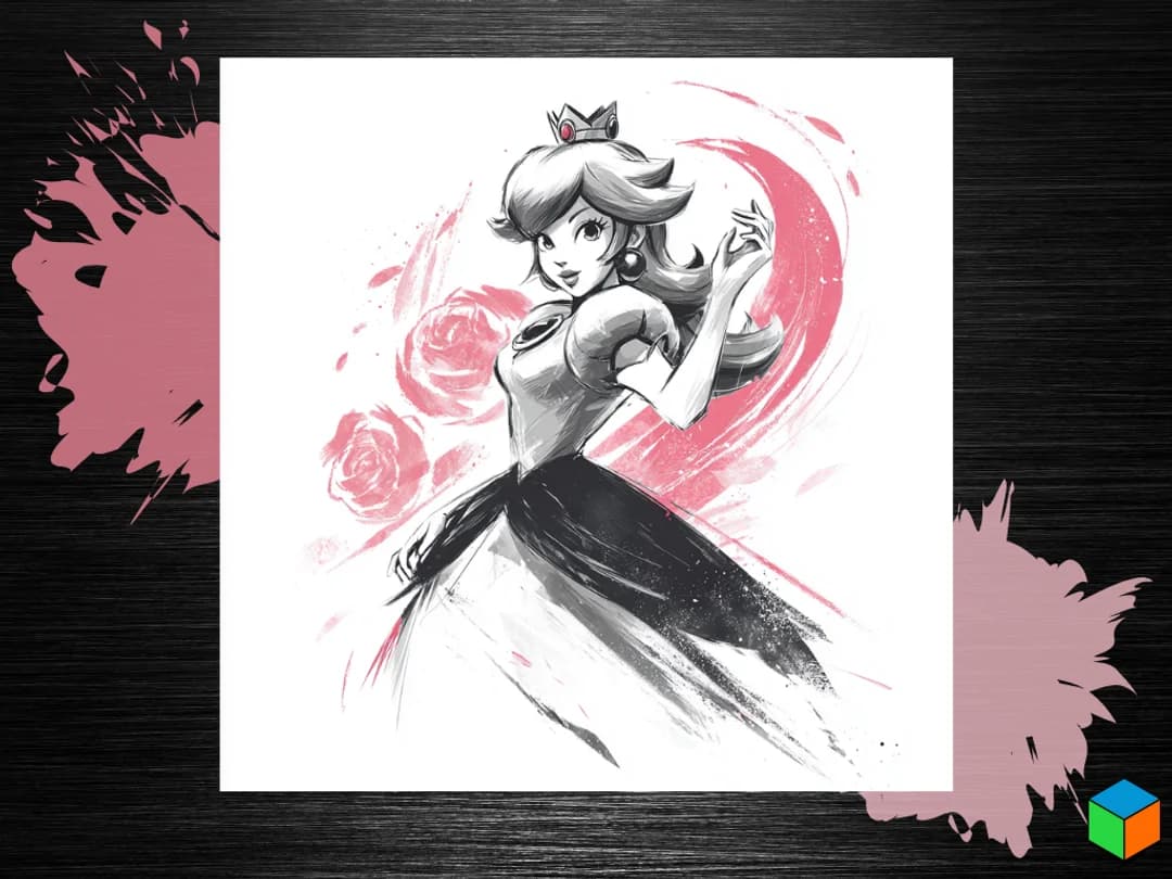 👑 September Drop #3 — Princess Peach! by 3D Prints By Vic HueForge model: 👑 September Drop #3 — Princess Peach! by 3D Prints By Vic