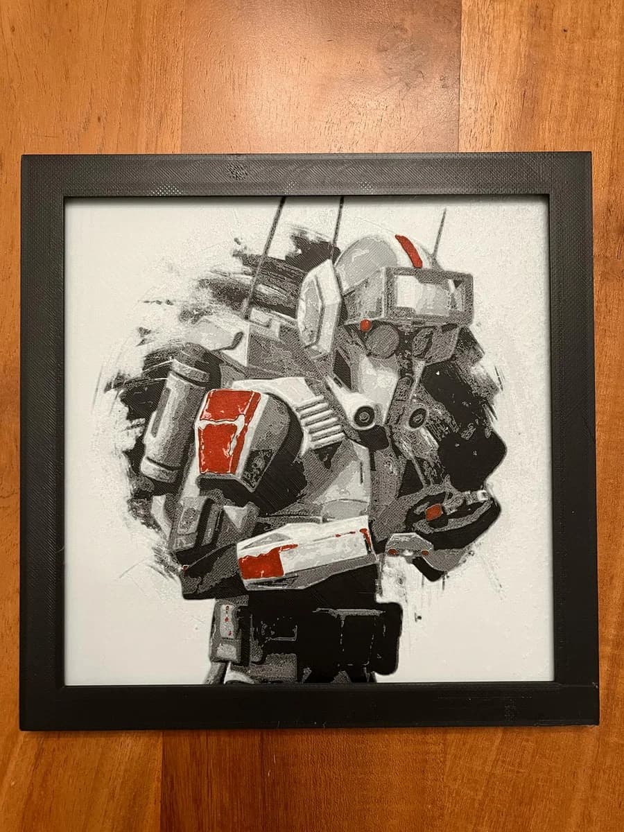 Tech from The Bad Batch by JustBe 3D Printing HueForge model: Tech from The Bad Batch by JustBe 3D Printing