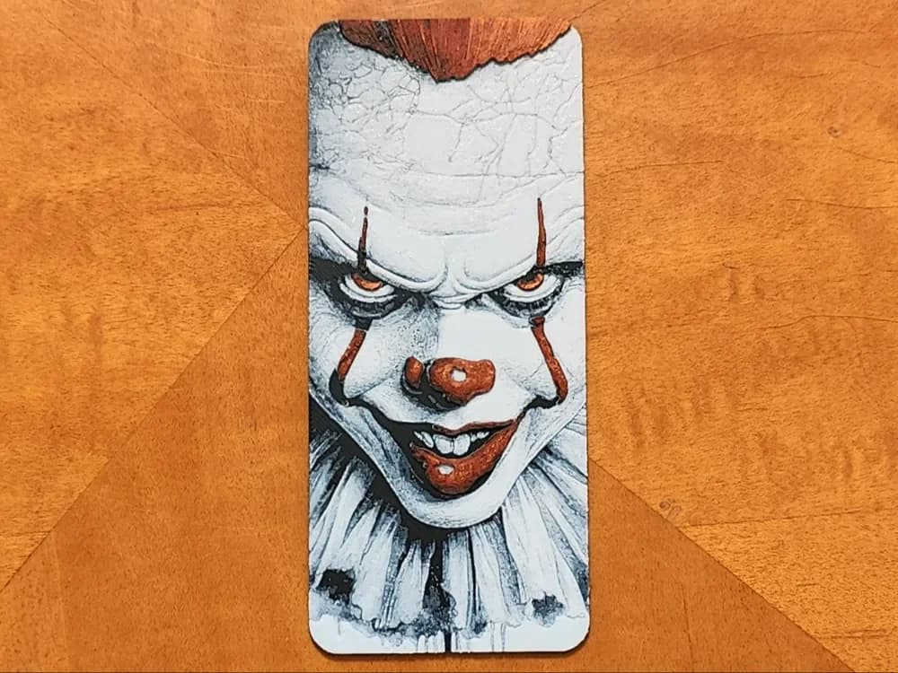 Pennywise the Clown Bookmark - IT Pennywise the Clown Bookmark - IT