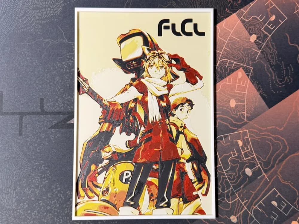 FLCL - HueForge by ZorPrime7 HueForge model: FLCL - HueForge by ZorPrime7