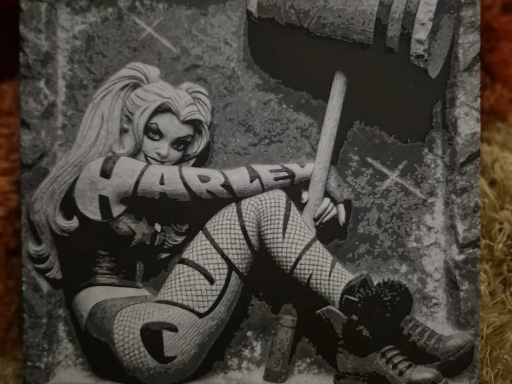 harley quinn slate 2 by Buntsta HueForge model: harley quinn slate 2 by Buntsta