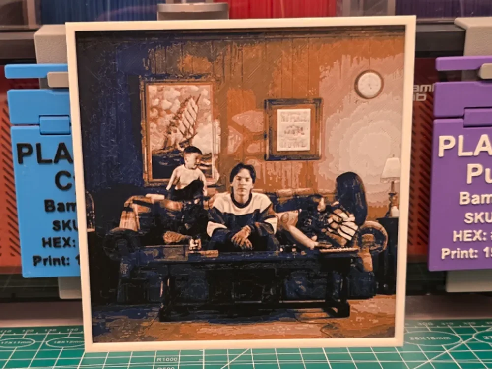 HueForge model: Connor Price "About Time" Album - Hueforge Art by Lumpy3D