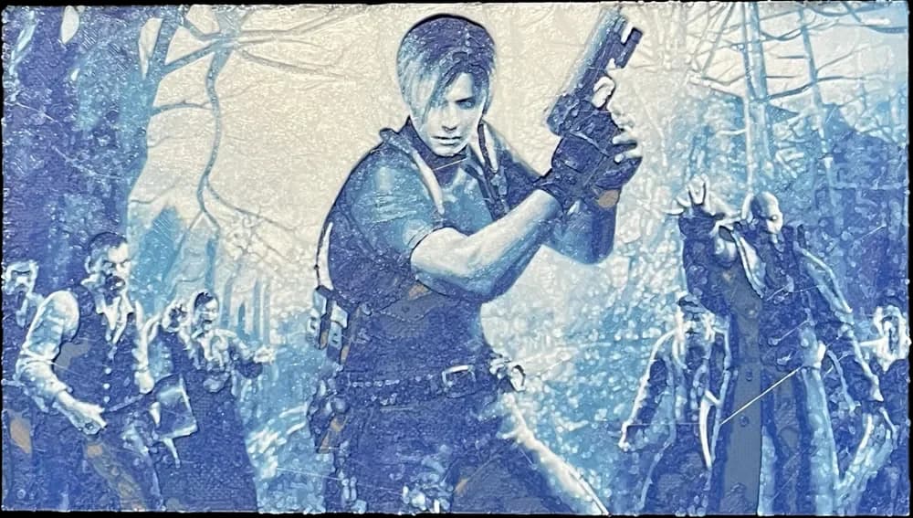 Resident Evil 4 - Hueforge Print by cyanidesugar HueForge model: Resident Evil 4 - Hueforge Print by cyanidesugar