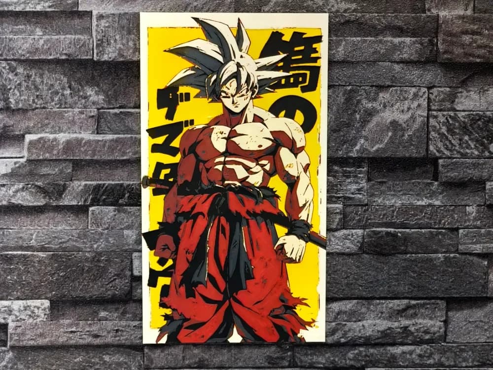 Hueforge Son Goku Dragon Ball Z by StefBull85 HueForge model: Hueforge Son Goku Dragon Ball Z by StefBull85