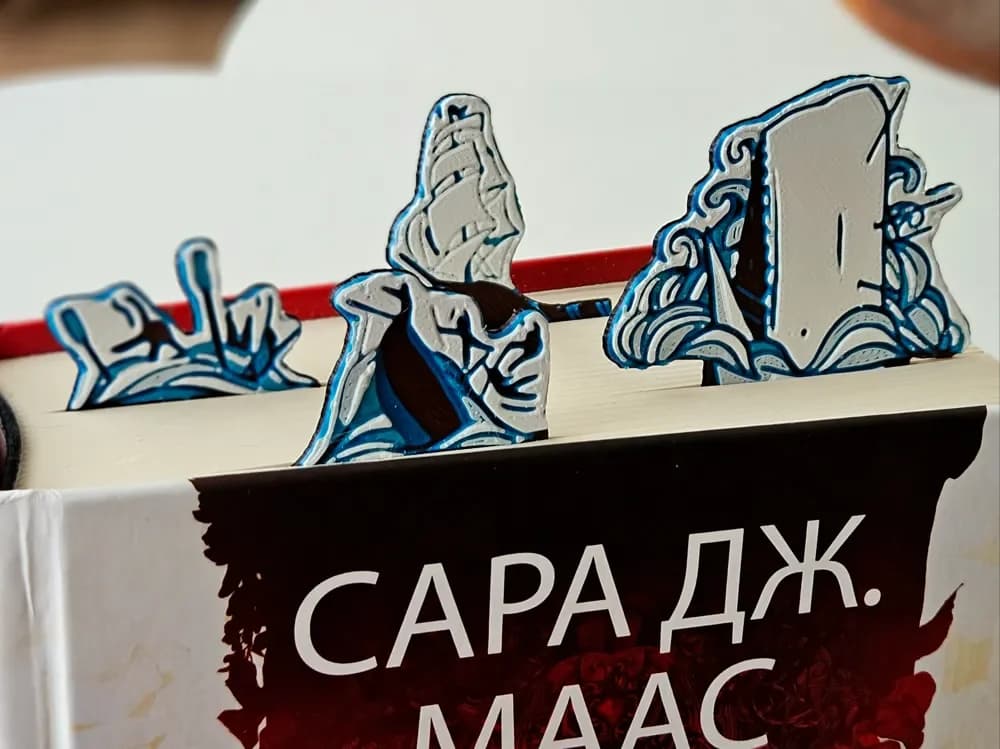 "Moby-Dick" - Bookmarks Set by C3D HueForge model: "Moby-Dick" - Bookmarks Set by C3D