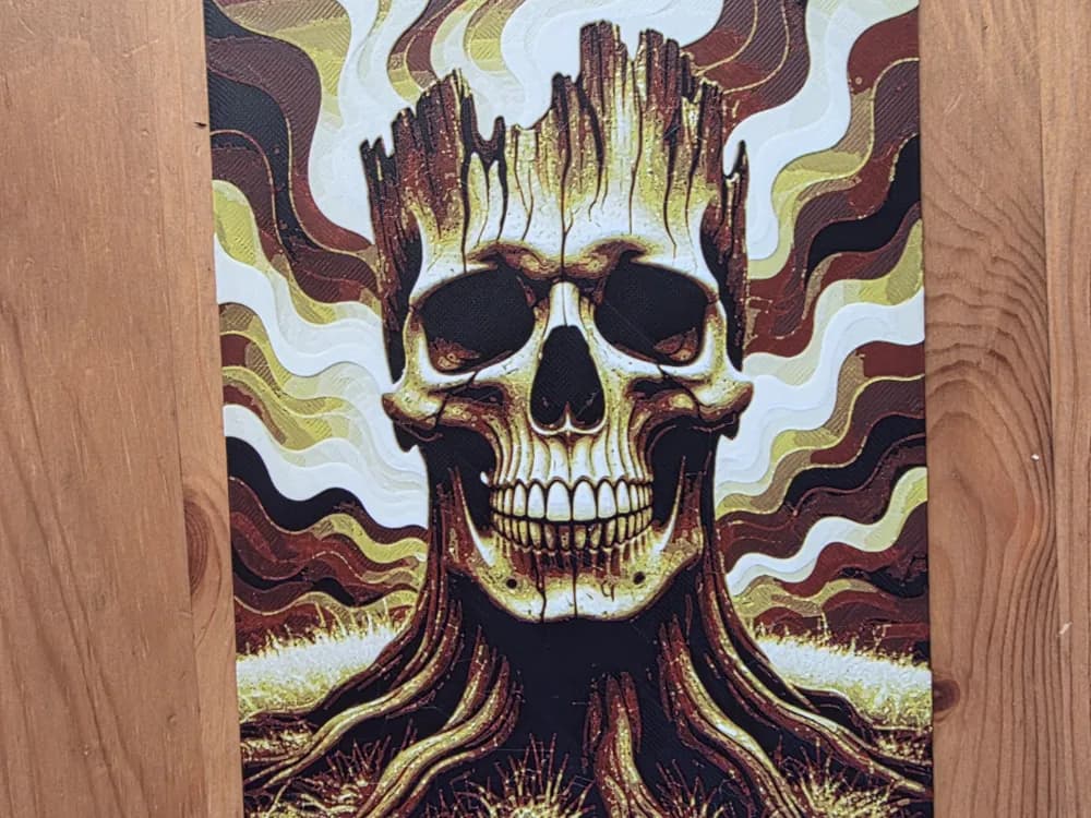 Skull Tree Hueforge Skull Tree Hueforge