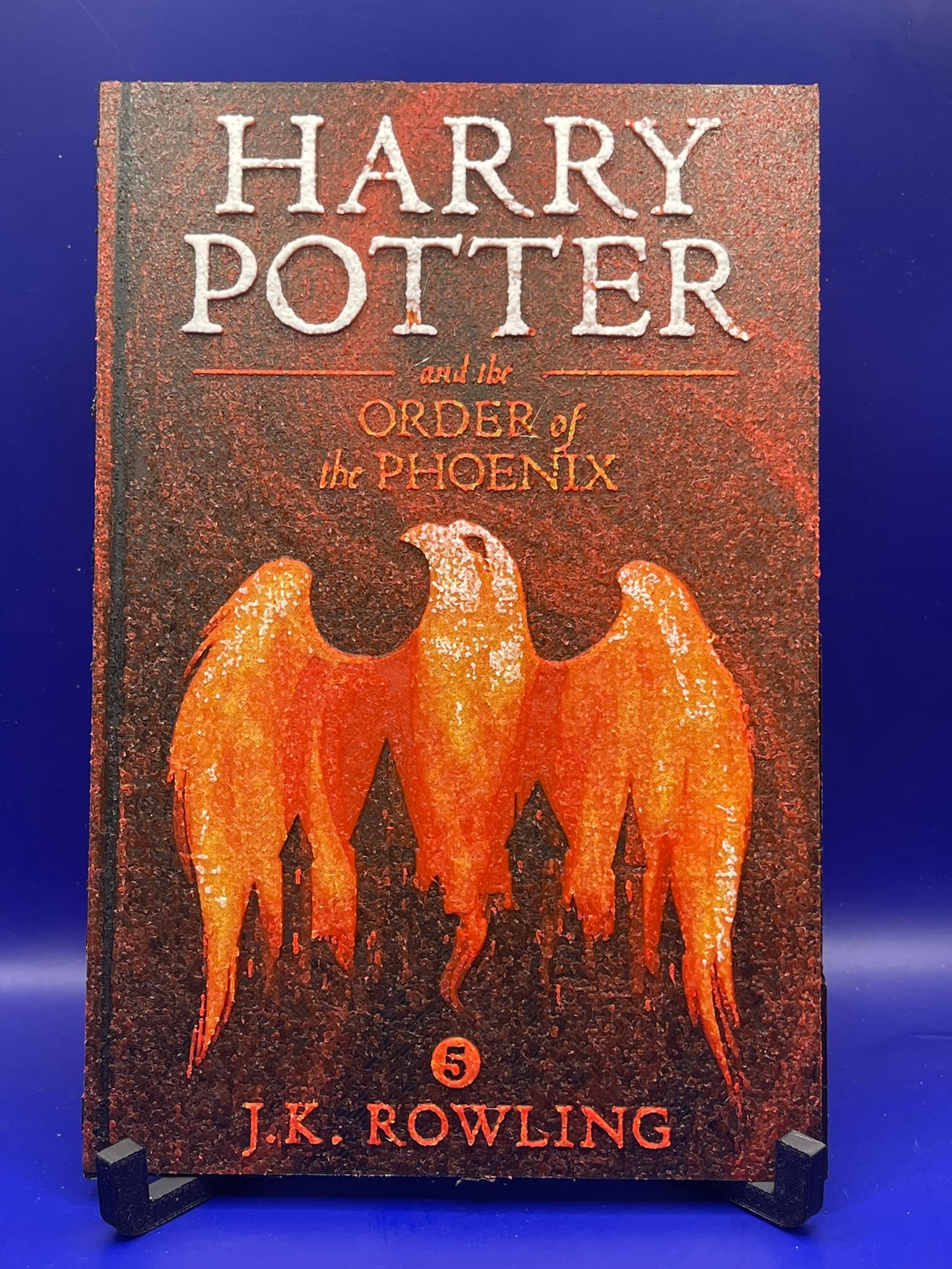 Harry Potter and the Order of the Phoenix Book Cover Fan Art by DeepDive3D HueForge model: Harry Potter and the Order of the Phoenix Book Cover Fan Art by DeepDive3D