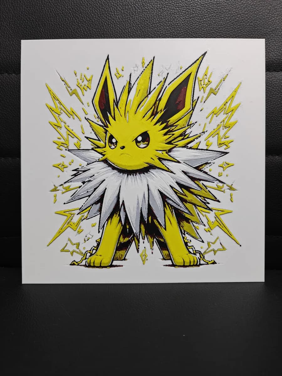 Jolteon by TheHueforgeLady HueForge model: Jolteon by TheHueforgeLady