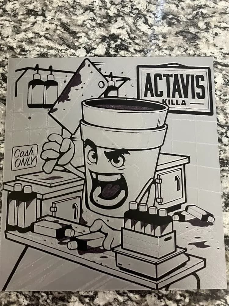 Actavis Killa (HueForge print) Actavis Killa (HueForge print)