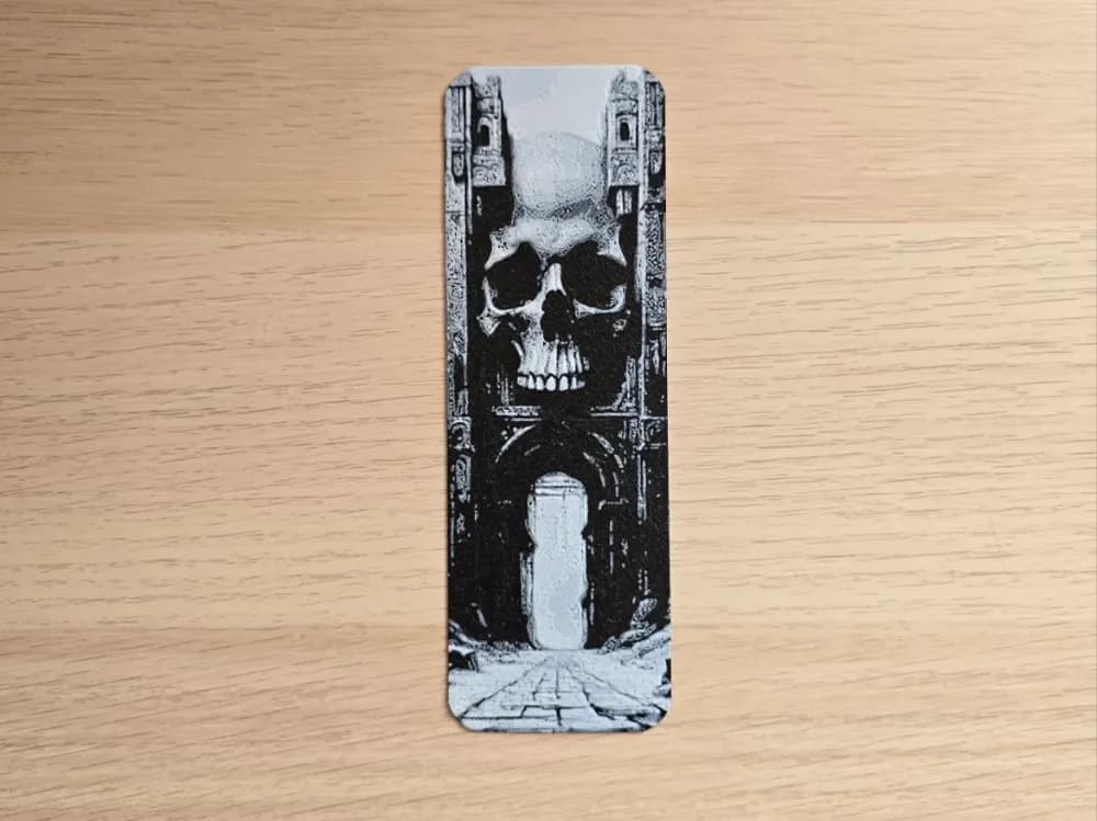 Skull Portal Bookmark by Atrus Design HueForge model: Skull Portal Bookmark by Atrus Design