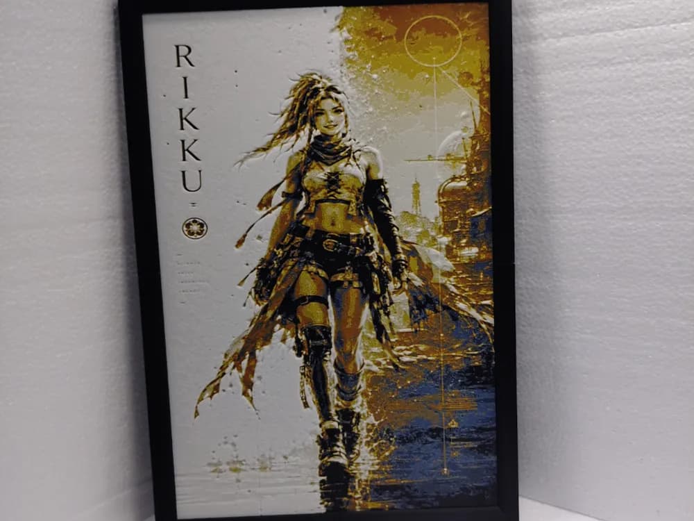 FinalFantasy Rikku by Asgar3D HueForge model: FinalFantasy Rikku by Asgar3D