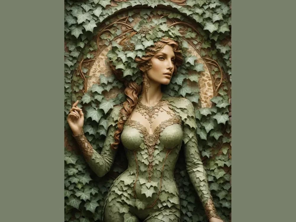 Ivy Girl - Hueforge by suaimondi HueForge model: Ivy Girl - Hueforge by suaimondi