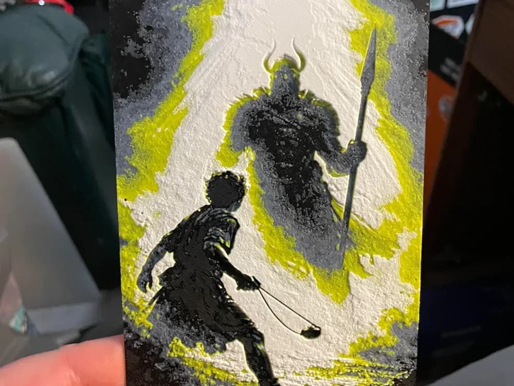 David VS Goliath Hueforge by Advancedtechworldwide HueForge model: David VS Goliath Hueforge by Advancedtechworldwide