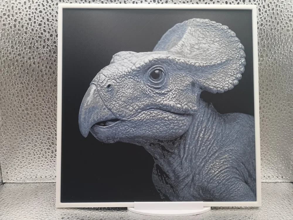 Protoceratops hueforge by Borishotch Industries HueForge model: Protoceratops hueforge by Borishotch Industries