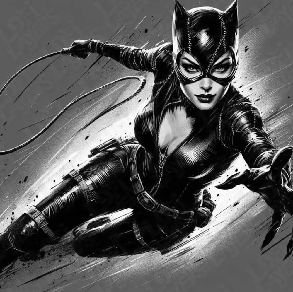 Catwoman Hueforge by LoFi Layers HueForge model: Catwoman Hueforge by LoFi Layers