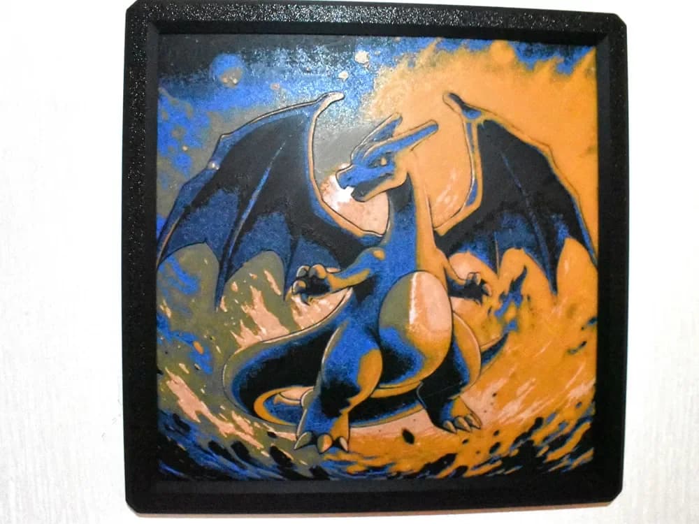 Charizard Hueforge by Chris B HueForge model: Charizard Hueforge by Chris B