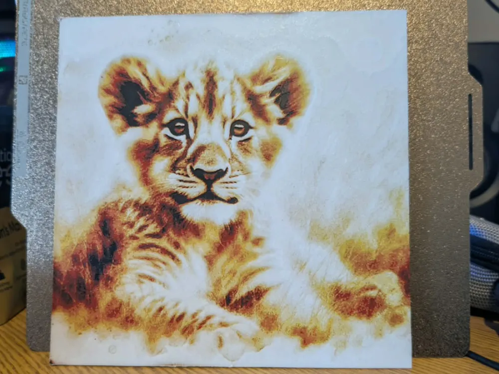 Lion cub - hueforge Lion cub - hueforge