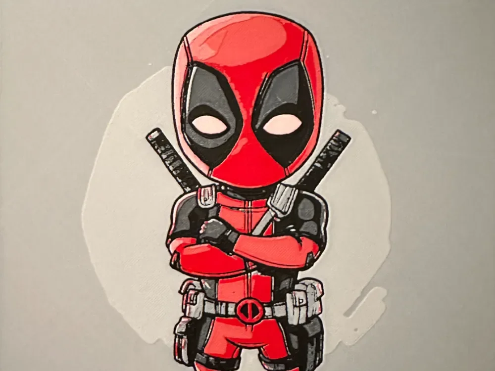 HueForge model: Deadpool Hueforge by Hey Ben