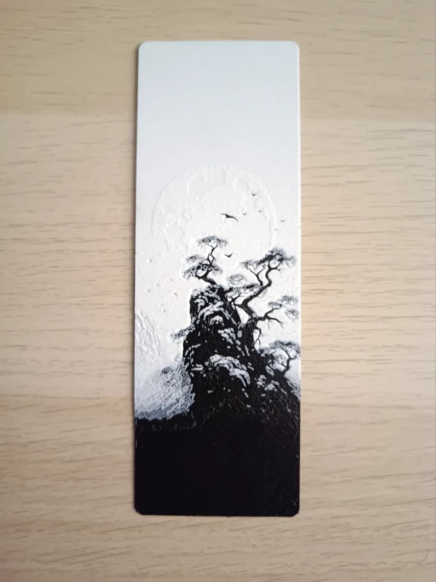 Japanese Mountain Bookmark Japanese Mountain Bookmark