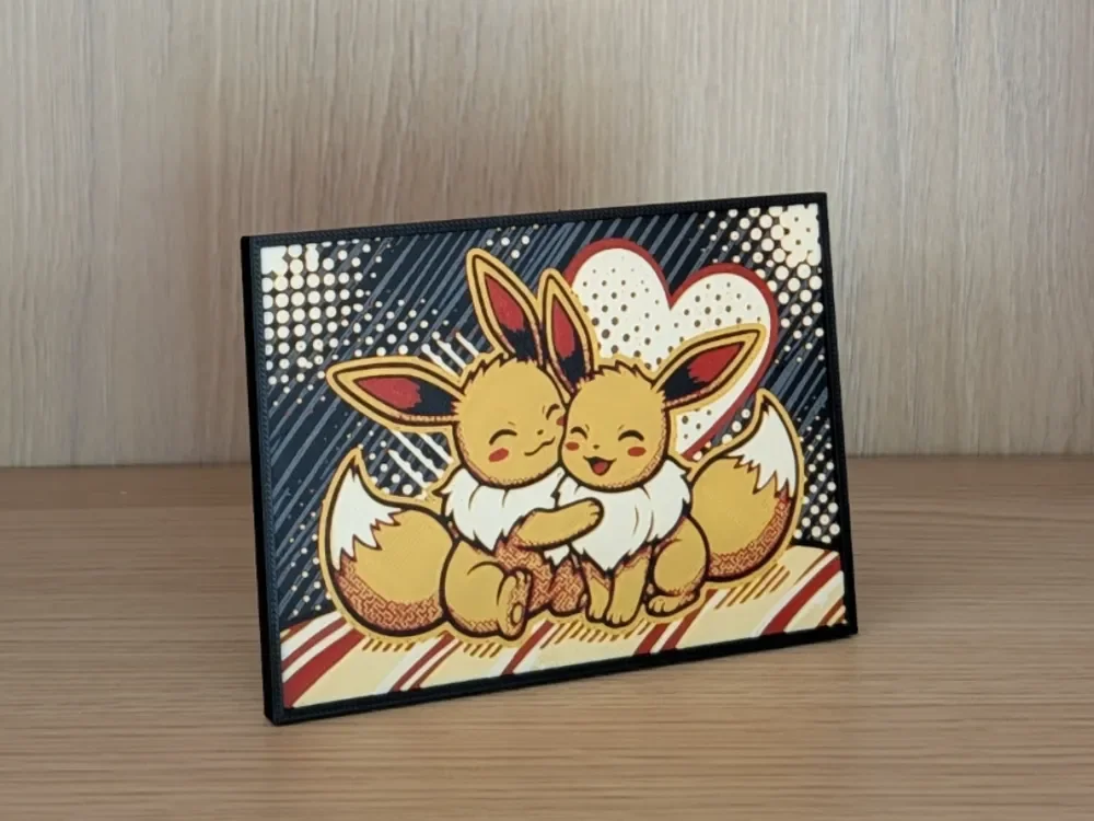 Eevee Hueforge & Frame Eevee Hueforge & Frame