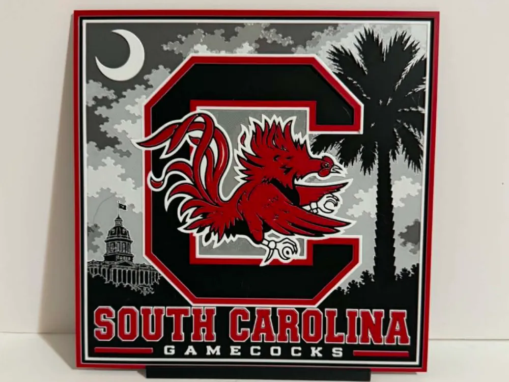 South Carolina Gamecocks Hueforge South Carolina Gamecocks Hueforge