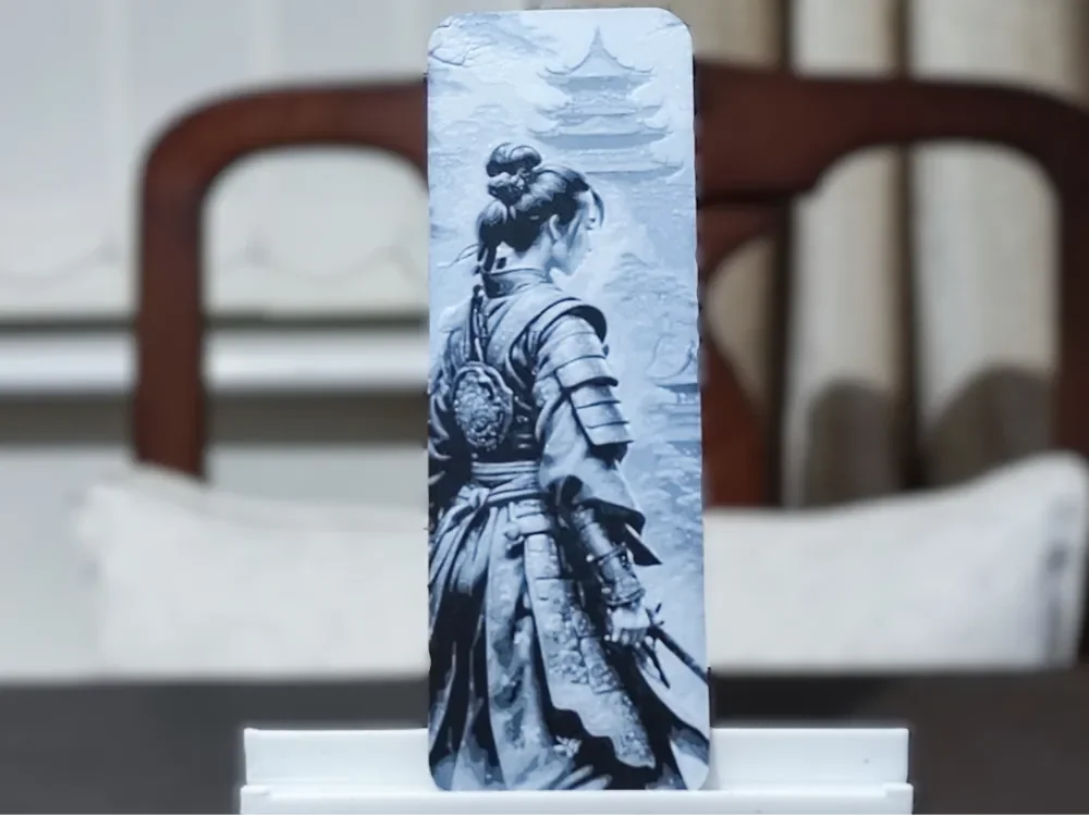 HueForge model: Approaching Home Bookmark - 2 Color by BoDad