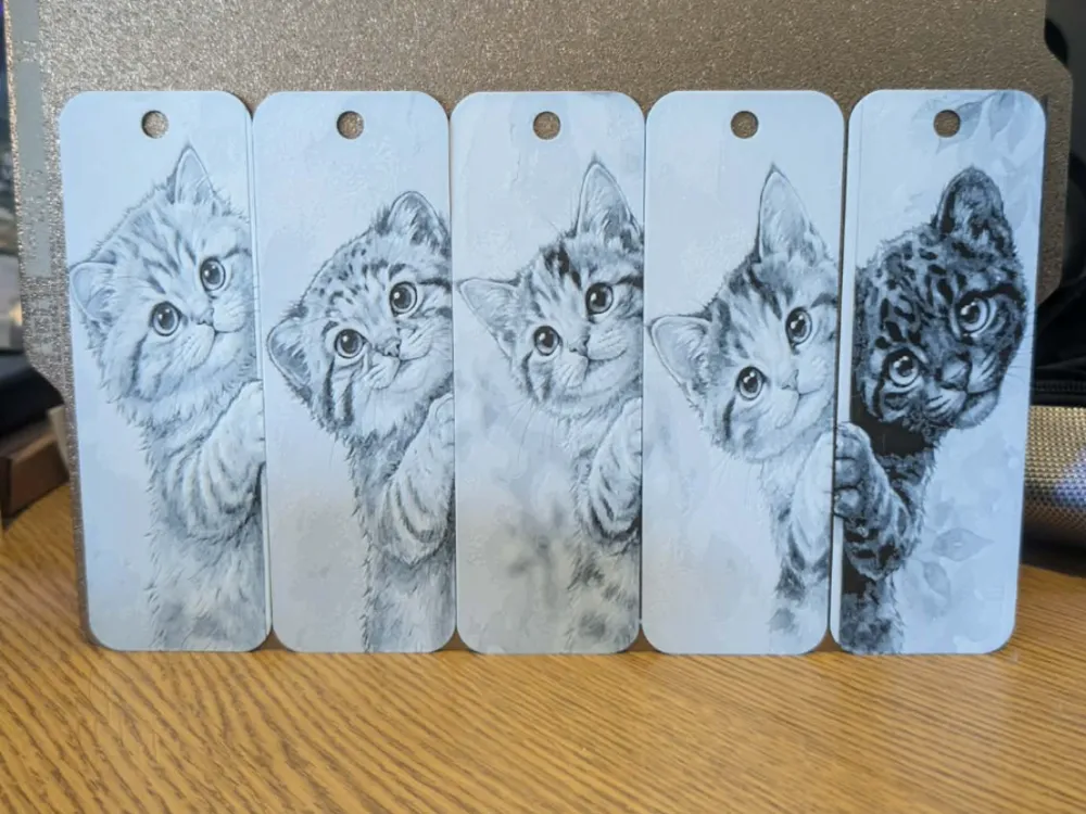 Set of 5 Peeking cats bookmarks Set of 5 Peeking cats bookmarks