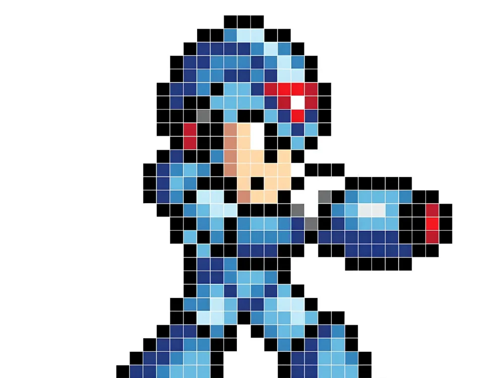 Megaman Pixel by Krave HueForge model: Megaman Pixel by Krave