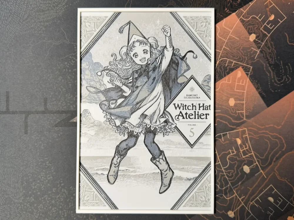 Witch Hat Atelier - Manga Vol 5 by ZorPrime7 HueForge model: Witch Hat Atelier - Manga Vol 5 by ZorPrime7