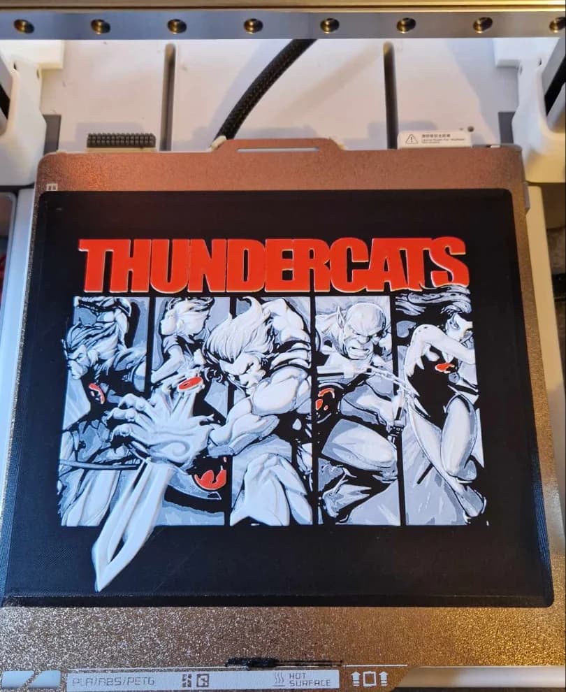 Thundercats Hueforge by Dakiren HueForge model: Thundercats Hueforge by Dakiren