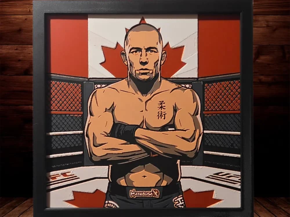 Georges St-Pierre (GSP) - UFC Fighter - 200x200 HF Georges St-Pierre (GSP) - UFC Fighter - 200x200 HF