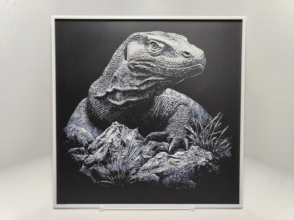 Komodo Dragon - Hueforge