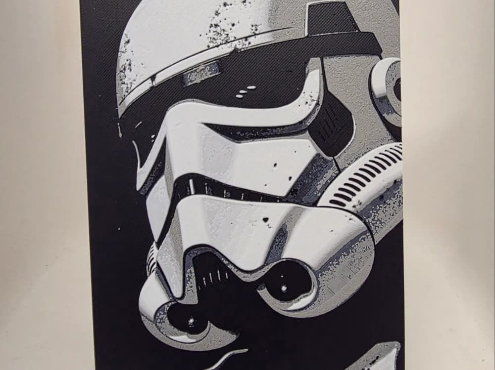 Stormtrooper Hueforge by Morganja HueForge model: Stormtrooper Hueforge by Morganja