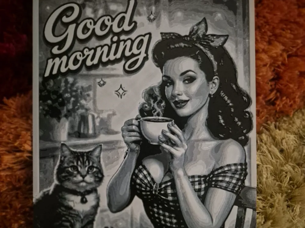 good morning vintage by Buntsta HueForge model: good morning vintage by Buntsta