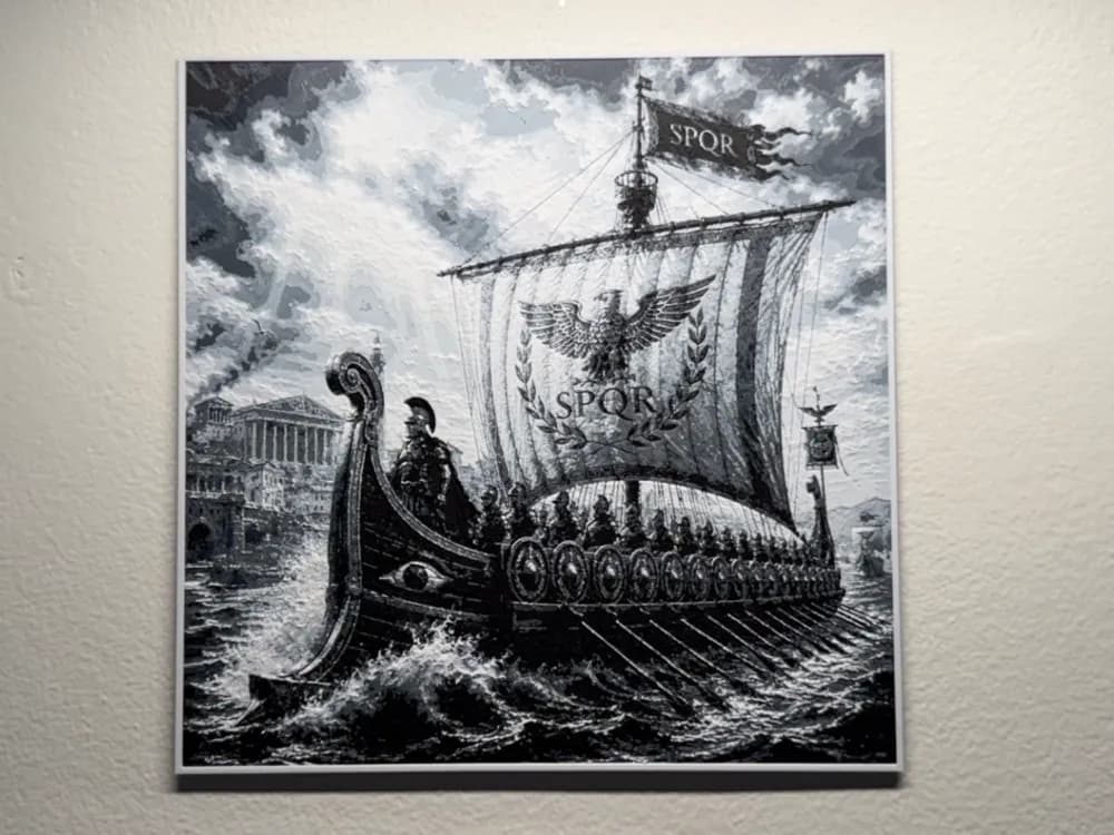 Roman Ship HueForge Roman Ship HueForge