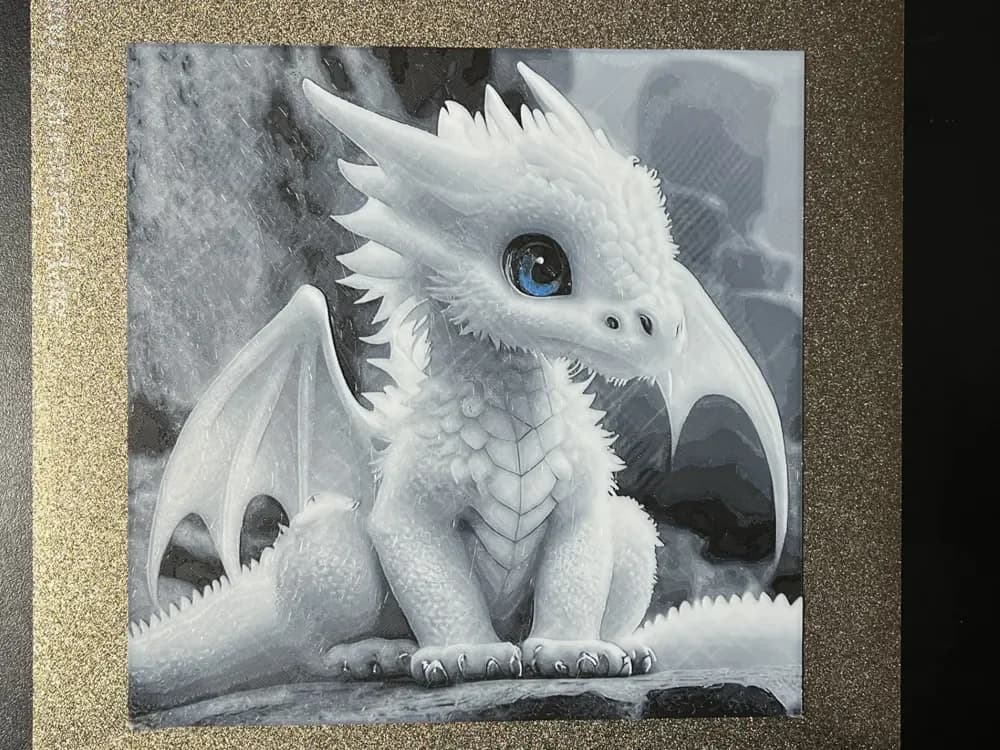 Little Dragon Hueforge by FantasyZ HueForge model: Little Dragon Hueforge by FantasyZ