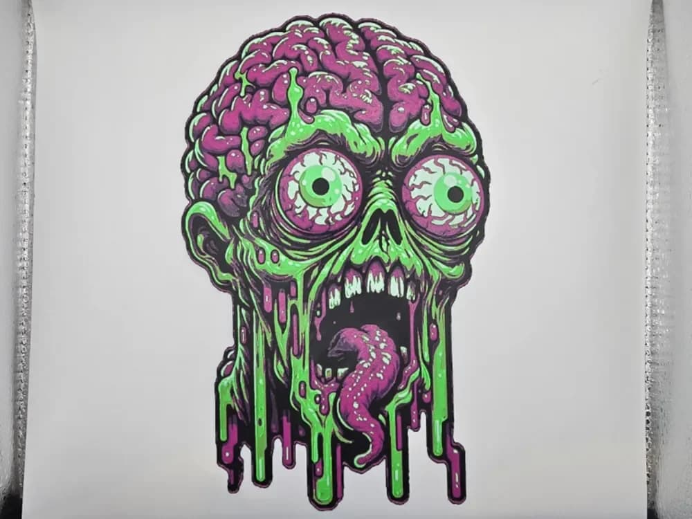Zombie Brain by Kactus Fpv HueForge model: Zombie Brain by Kactus Fpv