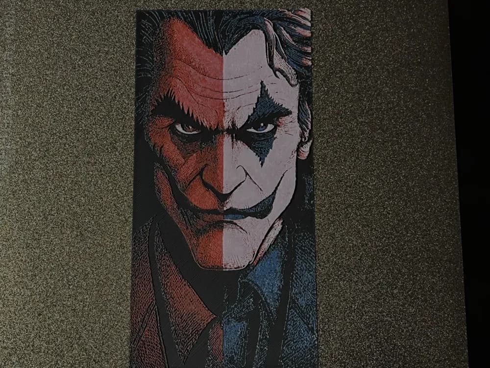 HueForge model: Joker_01 by FantasyZ