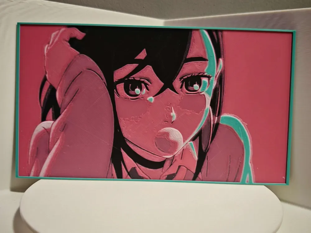 HueForge model: Momo Ayase - Dandadan by bzz999