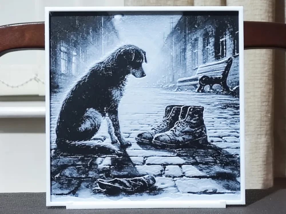 Faithful To The End - HueForge 2 Color by BoDad HueForge model: Faithful To The End - HueForge 2 Color by BoDad