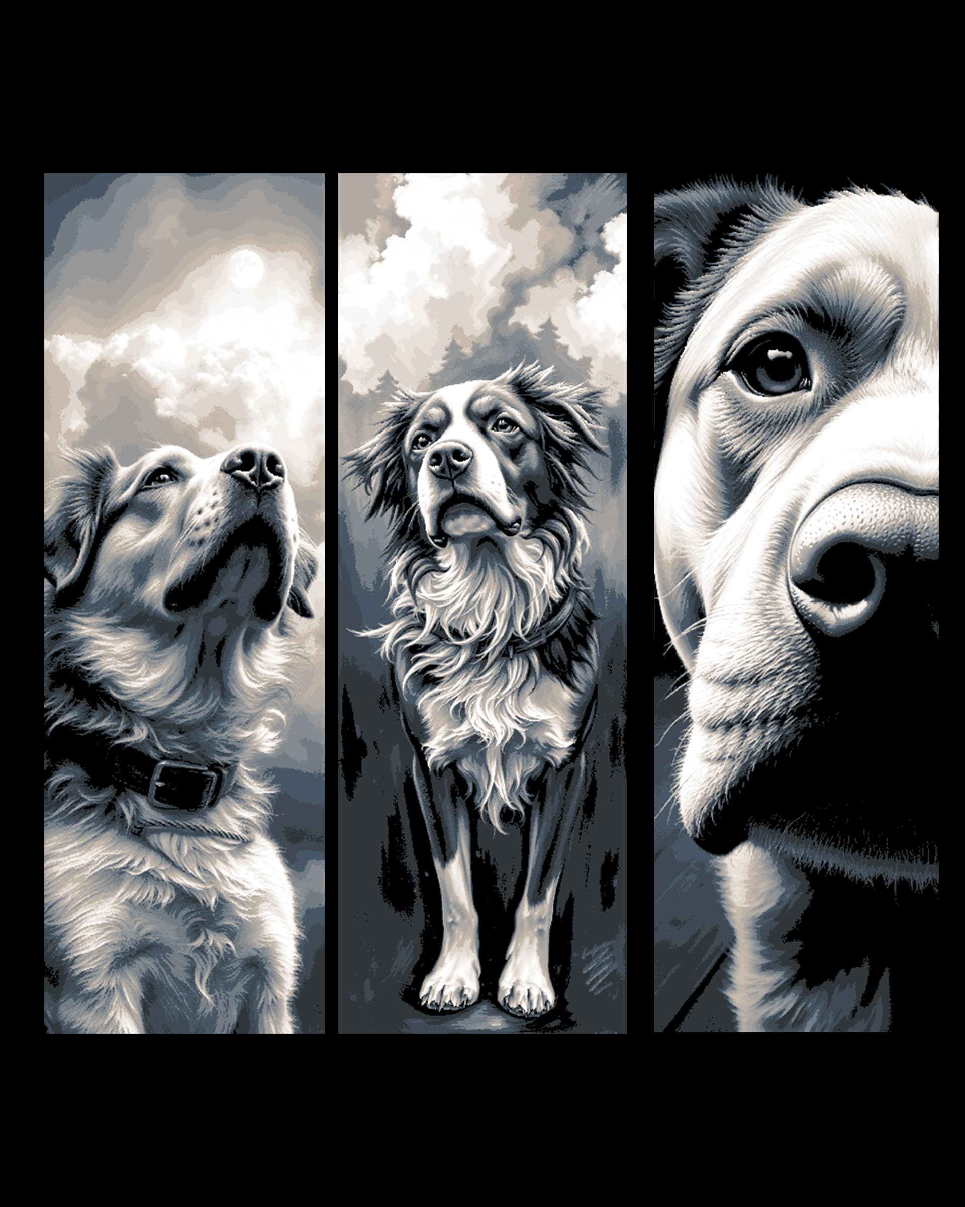Portraits of our best friends - Puppies part 43 - Set of Bookmarks Portraits of our best friends - Puppies part 43 - Set of Bookmarks
