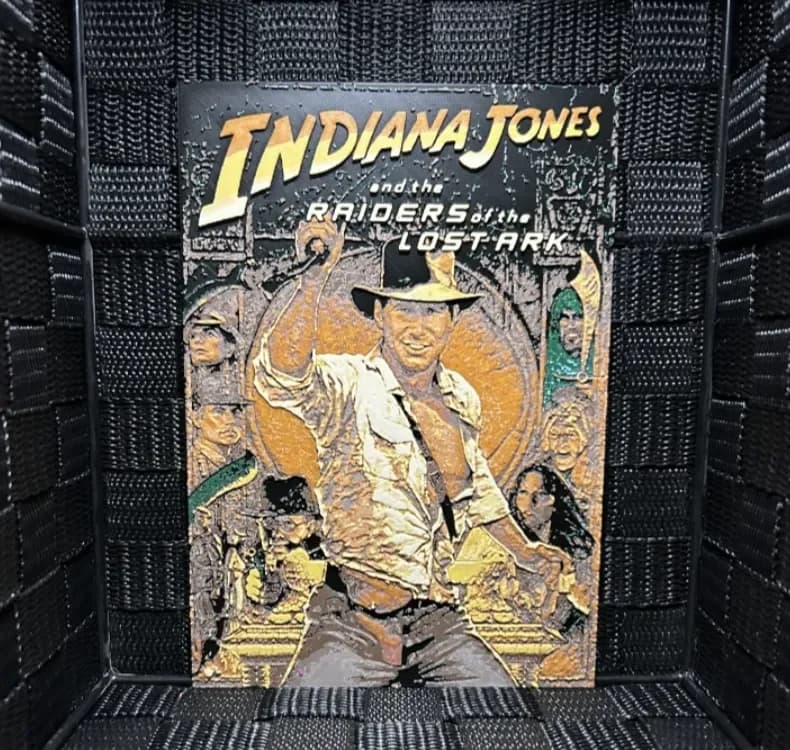 HueForge model: Hueforge Movie Poster - Indiana Jones - by JoDau