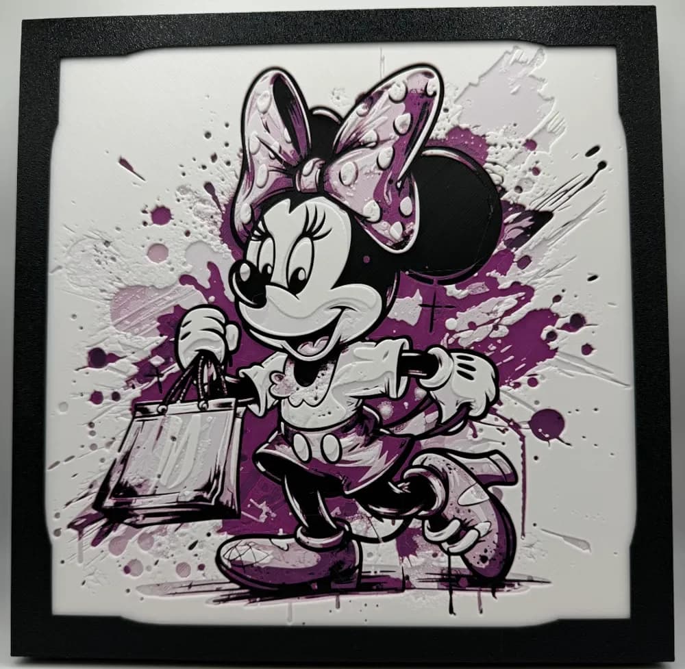 Minnie Mouse by Canadian Gamer HueForge model: Minnie Mouse by Canadian Gamer