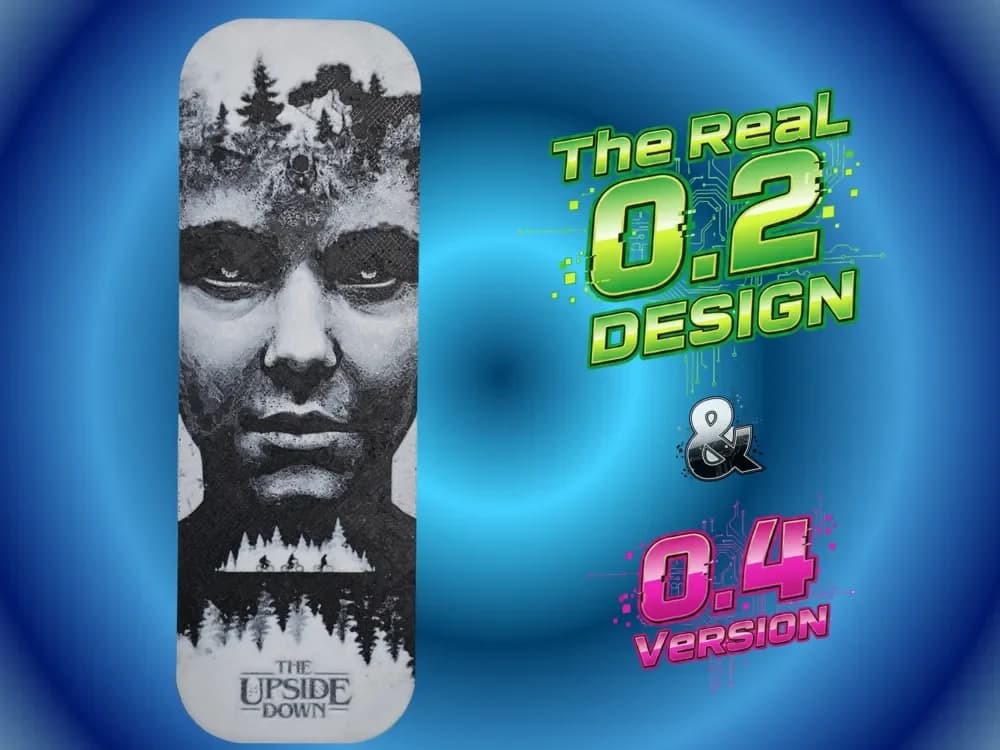 Stranger Things Bookmark by Atrus Design HueForge model: Stranger Things Bookmark by Atrus Design