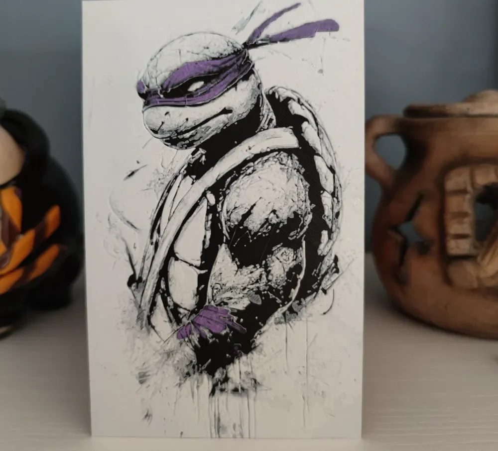 Hueforge Donatello tmnt by Litolunar HueForge model: Hueforge Donatello tmnt by Litolunar