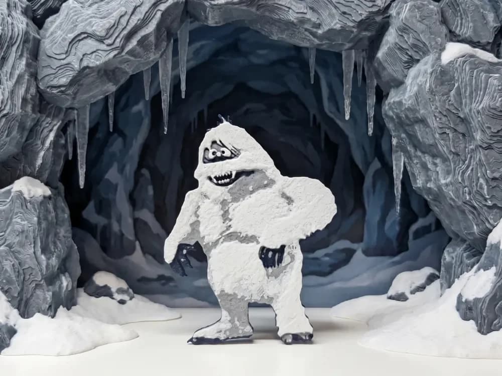 Abominable Snowman Hueforge - 3 simple colors Abominable Snowman Hueforge - 3 simple colors