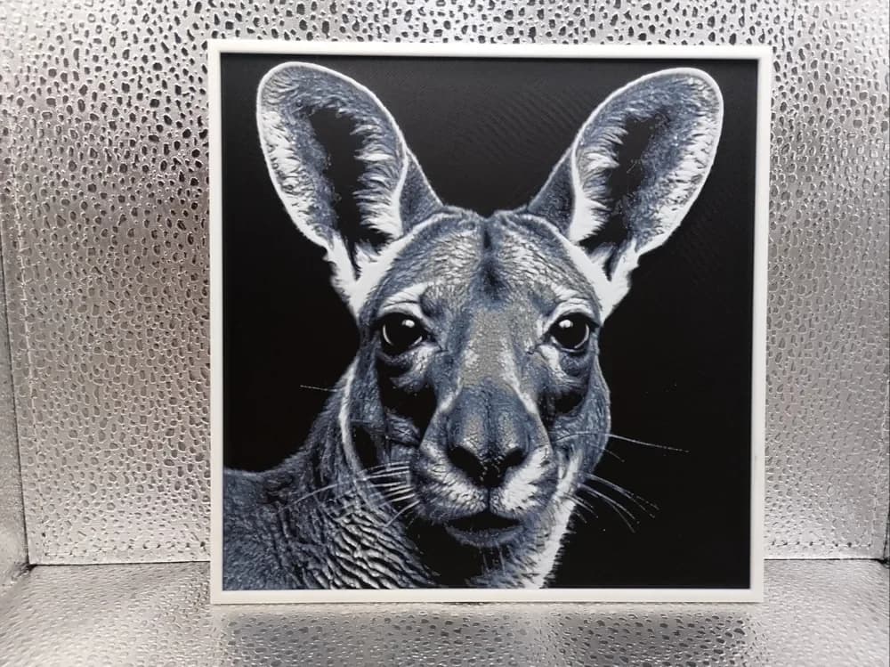 Kangaroo – Hueforge by Borishotch Industries HueForge model: Kangaroo – Hueforge by Borishotch Industries