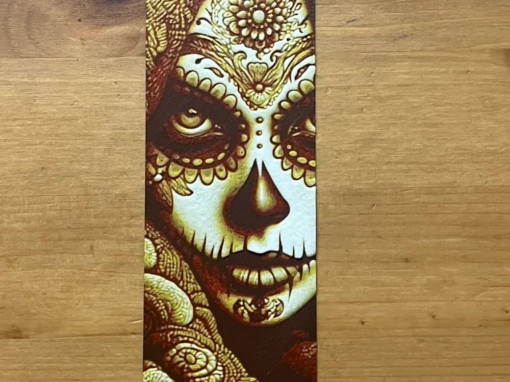 day of the dead bookmark by Morganja HueForge model: day of the dead bookmark by Morganja